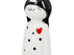 FIGURE CAT PORCELAIN WHITE 2 ASSORTED 6X5X12CM 6X5X12CM