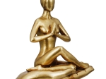  FIGURE YOGA MOTIF ΣΥΝΘΕΤΙΚΗ ΡΗΤΙΝΗ ΧΡΥΣΟΥ ΧΡΥΣΟΥ ΠΟΙΚΙΛΙΑ 3 ΦΟΡΕΣ 16X8X21CM 16X8X21CM