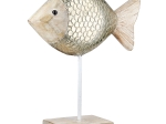  STAND RELIEF FISH MANGO WOOD ΦΥΣΙΚΑ ΧΡΩΜΑΤΑ 29X9X34CM 29X9X34CM