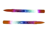 ΣΤΥΛΟ ΜΕ GLITTER ΚΑΙ ΦΩΣ ΠΛΑΣΤΙΚΟ 15CM ΣΕ 2 ΧΡΩΜΑΤΑ