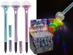 ΣΤΥΛΟ DISCO BALL ΜΕ LED ΠΛΑΣΤΙΚΟ 16CM ΣΕ 3 ΧΡΩΜΑΤΑ