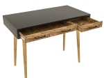 ΓΡΑΦΕΙΟ PWF-0280 PAKOWORLD ΧΡΩΜΑ ΑΝΘΡΑΚΙ - ΠΕΥΚΟ 105X55X79ΕΚ