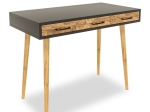 ΓΡΑΦΕΙΟ PWF-0280 PAKOWORLD ΧΡΩΜΑ ΑΝΘΡΑΚΙ - ΠΕΥΚΟ 105X55X79ΕΚ