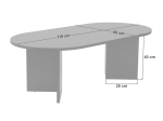 ΤΡΑΠΕΖΙ ΣΑΛΟΝΙΟΥ TABLETOD PAKOWORLD ΣΕ ΛΕΥΚΗ ΑΠΟΧΡΩΣΗ 119X60X40ΕΚ