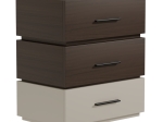 ΚΟΜΟΔΙΝΟ SONLEN PAKOWORLD MDF ΣΕ ΚΑΡΥΔΙ-ΜΠΕΖ ΑΠΟΧΡΩΣΗ 60X40X66ΕΚ