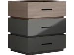 ΚΟΜΟΔΙΝΟ SONLEN PAKOWORLD MDF ΣΕ SONOMA-ΑΝΘΡΑΚΙ ΑΠΟΧΡΩΣΗ 60X40X66ΕΚ