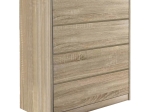 ΣΥΡΤΑΡΙΕΡΑ KUANGER PAKOWORLD MDF ΣΕ ΦΥΣΙΚΗ ΑΠΟΧΡΩΣΗ 80X40X80ΕΚ