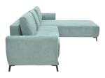 KΑΝΑΠΕΣ ΚΡΕΒΑΤΙ ΤΡΙΘΕΣΙΟΣ ΑΝΑΣΤΡΕΨΙΜΟΣ SETTEE PAKOWORLD ΥΦΑΣΜΑ ΜΕ ΑΠΟΘΗΚΕΥΤΙΚΟ ΧΩΡΟ ΣΕ ΣΙΕΛ ΑΠΟΧΡΩΣΗ 286X204X93ΕΚ