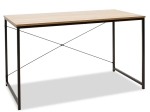 ΓΡΑΦΕΙΟ ΕΡΓΑΣΙΑΣ RAMON PAKOWORLD ΦΥΣΙΚΟ-ΜΑΥΡΟ 120X60,5X70ΕΚ