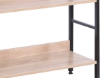 ΒΙΒΛΙΟΘΗΚΗ ELBO PAKOWORLD ΦΥΣΙΚΟ-ΜΑΥΡΟ ΜΕΤΑΛΛΟ 60X28X160ΕΚ