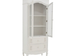 ΒΙΤΡΙΝΑ PAZLEN INART MDF ΣΕ ΛΕΥΚΗ ΑΝΤΙΚΕ ΑΠΟΧΡΩΣΗ 74.5X39X190ΕΚ
