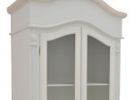 ΒΙΤΡΙΝΑ PAZLEN INART MDF ΣΕ ΛΕΥΚΗ ΑΝΤΙΚΕ ΑΠΟΧΡΩΣΗ 74.5X39X190ΕΚ