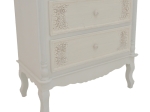 ΒΙΤΡΙΝΑ PAZLEN INART MDF ΣΕ ΛΕΥΚΗ ΑΝΤΙΚΕ ΑΠΟΧΡΩΣΗ 74.5X39X190ΕΚ