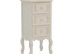 ΚΟΜΟΔΙΝΟ PAZLEN INART MDF ΣΕ ΛΕΥΚΗ ΑΝΤΙΚΕ ΑΠΟΧΡΩΣΗ 40X34.5X82ΕΚ