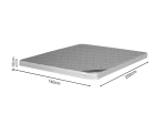 ΣΤΡΩΜΑ RESTOPIA PAKOWORLD FOAM ROLL PACK ΔΙΠΛΗΣ ΟΨΗΣ 8-10CM 140X200ΕΚ