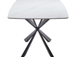 ΤΡΑΠΕΖΙ VIANO PAKOWORLD SINTERED STONE ΑΝΟΙΧΤΟ ΓΚΡΙ-ΜΑΥΡΟ 180X85X76ΕΚ