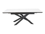 ΤΡΑΠΕΖΙ ROGEMI PAKOWORLD ΓΚΡΙ MDF-ΜΑΥΡΟ ΜΕΤΑΛΛΟ 160-200X90X75ΕΚ