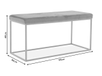 ΤΑΜΠΟΥΡΕ ODIN PAKOWORLD ΒΕΛΟΥΔΟ ΜΠΛΕ-ΧΡΥΣΟ 99X46X49ΕΚ