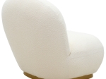 ΠΟΛΥΘΡΟΝΑ ROSALIE PAKOWORLD ΥΦΑΣΜΑ ΜΠΟΥΚΛΕ CREAM-ΧΡΥΣΟ 85X82X77ΕΚ