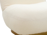 ΠΟΛΥΘΡΟΝΑ ROSALIE PAKOWORLD ΥΦΑΣΜΑ ΜΠΟΥΚΛΕ CREAM-ΧΡΥΣΟ 85X82X77ΕΚ