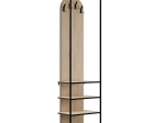 ΕΠΙΠΛΟ ΕΙΣΟΔΟΥ ARCHY PAKOWORLD ΜΕΛΑΜΙΝΗΣ ΦΥΣΙΚΟ 53X32X180ΕΚ