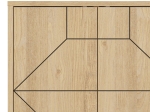 ΜΠΟΥΦΕΣ BUFEL PAKOWORLD ΣΕ ΦΥΣΙΚΗ ΑΠΟΧΡΩΣΗ 181X35X77.4ΕΚ