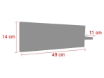 ΚΡΕΜΑΣΤΡΑ LOLIA PAKOWORLD ΦΥΣΙΚΟ 49X11X14ΕΚ