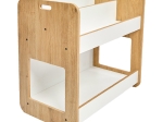 ΡΑΦΙΕΡΑ DOVERE PAKOWORLD ΦΥΣΙΚΟ-ΛΕΥΚΟ MDF 56X34X55ΕΚ