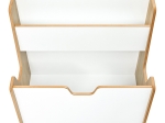 ΡΑΦΙΕΡΑ CRANE PAKOWORLD ΦΥΣΙΚΟ-ΛΕΥΚΟ MDF 57X34X55ΕΚ