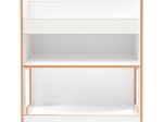ΡΑΦΙΕΡΑ SEAGULL PAKOWORLD ΛΕΥΚΟ MDF 57X34X70ΕΚ