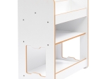 ΡΑΦΙΕΡΑ SEAGULL PAKOWORLD ΛΕΥΚΟ MDF 57X34X70ΕΚ