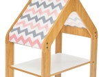 ΡΑΦΙΕΡΑ MONTESSORI ZOILEN PAKOWORLD ΦΥΣΙΚΟ-ΛΕΥΚΟ-ΡΟΖ MDF 50X30X80ΕΚ