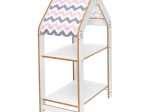ΡΑΦΙΕΡΑ MONTESSORI ZOILEN PAKOWORLD ΛΕΥΚΟ-ΡΟΖ MDF 50X30X80ΕΚ