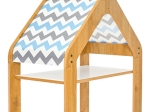 ΡΑΦΙΕΡΑ MONTESSORI ZOILEN I PAKOWORLD ΛΕΥΚΟ-ΦΥΣΙΚΟ-ΜΠΛΕ MDF 50X30X100ΕΚ