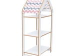 ΡΑΦΙΕΡΑ MONTESSORI ZOILEN I PAKOWORLD ΛΕΥΚΟ-ΡΟΖ MDF 50X30X100ΕΚ