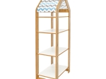 ΡΑΦΙΕΡΑ MONTESSORI ZOILEN II PAKOWORLD ΦΥΣΙΚΟ-ΛΕΥΚΟ-ΜΠΛΕ MDF 50X30X120ΕΚ