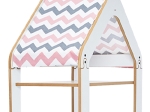 ΡΑΦΙΕΡΑ MONTESSORI ZOILEN II PAKOWORLD ΛΕΥΚΟ-ΡΟΖ MDF 50X30X120ΕΚ