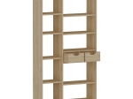 ΒΙΒΛΙΟΘΗΚΗ ΜΕ ΣΥΡΤΑΡΙΑ DAKIN PAKOWORLD ΣΕ OAK ΑΠΟΧΡΩΣΗ 80X25X190ΕΚ