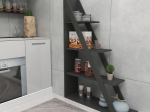 ΒΙΒΛΙΟΘΗΚΗ QUINA PAKOWORLD ΣΕ ΑΝΘΡΑΚΙ ΑΠΟΧΡΩΣΗ 100X30X150ΕΚ