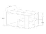 ΤΡΑΠΕΖΙ ΣΑΛΟΝΙΟΥ SOBU PAKOWORLD ΣΕ OAK ΑΠΟΧΡΩΣΗ 80X50X40ΕΚ