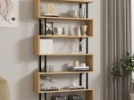 ΒΙΒΛΙΟΘΗΚΗ ZIZA PAKOWORLD ΣΕ OAK  ΑΠΟΧΡΩΣΗ 90X22X162.6ΕΚ