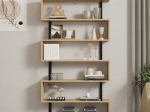 ΒΙΒΛΙΟΘΗΚΗ ZIZA PAKOWORLD ΣΕ OAK  ΑΠΟΧΡΩΣΗ 90X22X162.6ΕΚ