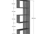 ΒΙΒΛΙΟΘΗΚΗ CASCADE PAKOWORLD ΣΕ SONOMA  ΑΠΟΧΡΩΣΗ 51.8X22X150ΕΚ