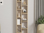 ΒΙΒΛΙΟΘΗΚΗ MINICU PAKOWORLD ΣΕ OAK ΑΠΟΧΡΩΣΗ  44,4X19,6X150ΕΚ