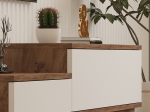 ΕΠΙΠΛΟ ΤΗΛΕΟΡΑΣΗΣ ECLIPSE PAKOWORLD ΣΕ ΚΡΕΜ-OAK ΑΠΟΧΡΩΣΗ 160X35X35ΕΚ