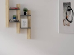 ΡΑΦΙΕΡΑ ΤΟΙΧΟΥ TABAL PAKOWORLD ΣΕ OAK ΑΠΟΧΡΩΣΗ 49.4X14.5X85ΕΚ