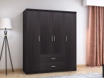 ΝΤΟΥΛΑΠΑ ΡΟΥΧΩΝ ΤΕΤΡΑΦΥΛΛΗ OLYMPUS PAKOWORLD ΧΡΩΜΑ WENGE 159X57X183ΕΚ
