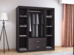 ΝΤΟΥΛΑΠΑ ΡΟΥΧΩΝ ΤΕΤΡΑΦΥΛΛΗ OLYMPUS PAKOWORLD ΧΡΩΜΑ WENGE 159X57X183ΕΚ