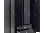ΝΤΟΥΛΑΠΑ ΡΟΥΧΩΝ ΤΕΤΡΑΦΥΛΛΗ OLYMPUS PAKOWORLD ΧΡΩΜΑ WENGE 159X57X183ΕΚ