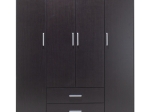 ΝΤΟΥΛΑΠΑ ΡΟΥΧΩΝ ΤΕΤΡΑΦΥΛΛΗ OLYMPUS PAKOWORLD ΧΡΩΜΑ WENGE 159X57X183ΕΚ